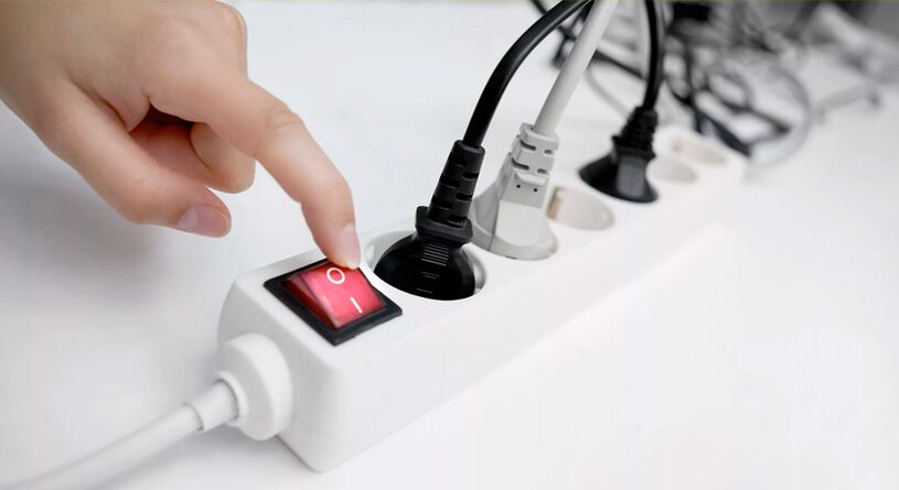 Vypnutie napájania predlžovacieho kábla