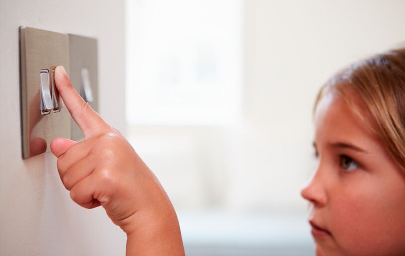 Vypnutie svetla, keď sa nepoužíva